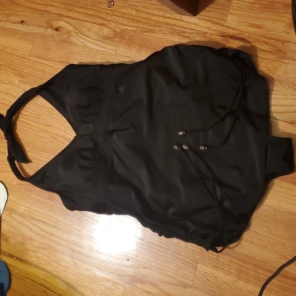 𝅺Maternity Liz Lange Maternity Swimsuit for Target Size Maternity - Picture 1 of 7